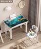 Ft escritorio y silla plegables para estudio infantil para niños y niñas escritorio para hacer la tarea para niños y estudiantes escritorio y silla