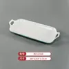 A8 Melamina Patrón de Tela Simple Verde Vajilla Plato para Fondue Plato de Res y Cordero Plato para Barbacoa Plato para Plato de Fondue Plato de Rollo de Res Graso