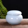 Mini Lata de Té, Frasco de Pintalabios, Frasco Pequeño de Medicina, Frasco de Pintalabios Tradicional, Frasco Sellado, Botella Cosmética de Porcelana con Decoración sobre Esmalte