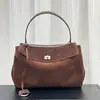 Bolsa Feminina 2024 Nova Outono e Inverno Camurça Grande Capacidade para o Dia a Dia Transversal Mão Ombro Axila Tote Bolsa Kelly