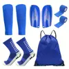 Equipamento de Futebol de 7 Peças Transfronteiriço Temu Meias de Futebol Xiyin + Caneleiras + Protetores de Canela + Bandagens + Mochila