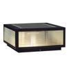 Lámpara de pilar cuadrada solar, lámpara de villa, lámpara de pared, lámpara de pilar de puerta, lámpara de puerta, lámpara de jardín LED para exterior, lámpara de paisaje