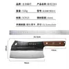 Faca Yangjiang Roda Jianghu Picador Multiestilo Picador de Uso Duplo Forjado à Mão Faca para Cortar Carne Fatiar Faca para Cortar Osso