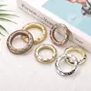 Fabricante Personalizado Silenciador de ABS Hebilla Artística Accesorios para Cortinas Anillo para Cortina Incrustado de Diamantes Círculo Romano Grande y Pequeño Barra Romana