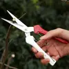 Suministro de tijeras para fruta Liu San de acero inoxidable tijeras de jardín para recolectar fruta tijeras de poda para recolectar fruta herramientas de jardín