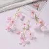 Flor de Ciruelo Simulada de Cuatro Pétalos para Hacer Manualidades, Adorno de Flor para Pasador, Flor Artificial, Flor Semi-Terminada, Accesorios de Rama de Flor, Fotografía, Flor Artificial