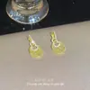 Nuevos Pendientes de Calabaza con Hielo Picado Estilo Chino, Ligeros y Versátiles, Modernos, de Gama Alta, Exquisitos, Elegantes, Impresionantemente Hermosos, Pendientes de Mujer Lujosos
