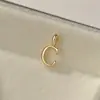 Plata S925 Colgante Individual Transfronterizo Pulsera de Letras DIY Collar Chapado en Oro de 14K Accesorios de Colgantes Simples Compactos