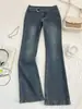 Jeans de Campana Adelgazantes Estilo Retro Americano Chica Picante 2026 Novedad de Otoño Moda Versátil de Estilo Europeo Americano Pantalones Largos