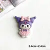 2025 Nueva Serie Mimi de Color Contrastante Dulce y Fresco Accesorios Pequeños de Resina para DIY Decoración de Funda de Teléfono Móvil con Pegamento de Crema