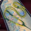 Cordón de Collar Tejido Resistente Hecho a Mano Estilo Xizang con Cera de Abeja y Jade Hetian Cordón Universal para Colgante Thangka para Joyería de Mujeres y Hombres