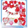Decoración Temática del Día de San Valentín en Español Set de Globos Te Amo Feliz Día de San Valentín Globos de Papel de Aluminio