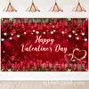 Fondo de Tela para Banner de San Valentín Amazon Temu Bandera Decorativa para Ambiente de San Valentín