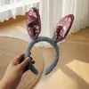 Diadema de Peluche Estilo Coreano con Lunares y Lazo de Disney para Niñas, Linda Diadema de Dibujos Animados para Lavarse la Cara de Niños, Accesorio para el Cabello