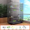 Jaula para pájaros, jaula para loros, jaula grande para el hogar para cotorras, periquitos, canarios, jaula para pájaros pequeños, jaula para palomas, villa para pájaros de pollo rutin
