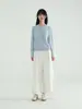 ¡Pantalones Acortados Lulu de Algodón Tushu! Pantalones anchos de dobladillo enrollado versátiles de estilo retro para mujer, 26 otoño de cintura alta adelgazantes casuales