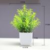 Venda quente transfronteiriça Simulação de planta Planta falsa Planta verde Decoração interna e externa Simulação de eucalipto em vaso de plástico Planta pequena em vaso