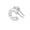 Moda Europea y Americana Collar Simple con Colgante de Letra para Mujer Nicho de Alta Gama Lujo Ligero Cadena de Clavícula de Perlas de 26 Letras