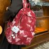 Mochila Fofa Feminina 2024 Nova Moda Borboleta Estudante Universitário Mochila Escolar Grande Capacidade Mochila de Aula para Ensino Médio Tendência