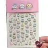 A Mesma Fofa Garota Mágica Xiaoba do Livro Vermelho Adesivo Estéreo para Unhas Adesivo DIY Decoração de Adesivo para Unhas