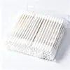 Fábrica de bastoncillos de algodón Aidai industria ligera 200 bolsas bastoncillo de papel bastoncillo de algodón doble cabeza punta de tornillo bastoncillo de algodón para limpieza de maquillaje venta al por mayor