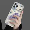 Pintura al Óleo Flores Aplicable a iPhone 16 A Prueba de Caídas 15 Pro Funda para Teléfono Se Convierte Instantáneamente en Apple 17 Pro Max Patrón Lichi 14
