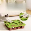 Juguete para Gatos Dispensador de Comida para Gatos Laberinto Rompecabezas Caja de Fieltro para Excavar Juguete Interactivo para Mascotas Campana para Gatos Pelota Multifuncional