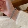 Pulseira Rubik Colorida de Diamante Estilo Luxo Leve Design de Nicho Feminino Estilo Retrô Antigo Frio Moda de Alta Qualidade Cool Simples