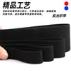 En Stock Mayorista Banda Elástica de Sarga Negra Alta Elasticidad Correa Resistente al Desgaste Equipo de Protección Accesorios para Ropa Banda Elástica No Tejida
