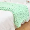 Fornecimento Exclusivo Transfronteiriço do Aliexpress de Mantas de Lã Grossa Tricotadas à Mão de Chenille, Mantas Tricotadas de Exportação, Mantas para Cobertura de Sofá para Fotografia
