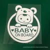 Comércio Exterior Babyonboard Adesivos Refletivos para Carro Desenho Animado Fofo Bebê no Carro Adesivos de Menina Design Refletivo