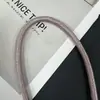 Corda trançada personalizada de 8mm 150cm corda única 97 cores em estoque Corda de poliéster para DIY feita à mão Cordão anti-perda resistente ao desgaste