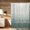 Cortina de ducha de baño PEVA nueva transfronteriza personalizable impermeable a prueba de moho fabricantes de cortinas divisorias de baño al por mayor