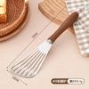 Espátula de Cozinha Doméstica para Bife, Espátula para Cozinhar Panquecas, Espátula para Pizza, Ferramenta para Churrasco Teppanyaki, Coleção de Espátulas para Fritar com Textura de Madeira