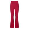 Pantalones de yoga de otoño e invierno europeos y americanos de cintura alta, realzan glúteos, cálidos, contraen abdomen, forro polar, microelásticos, para usar como exterior, correr, deportes, fitness, pantalones acampanados