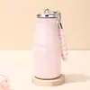 Mini Taza de Leche de Alta Apariencia Mini Termo Compacto Botella de Agua Portátil con Correa Venta al por Mayor Modelo Nuevo