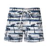 Verano Nuevo Impresión Digital 3D Ocio Vacaciones Shorts Juventud Viaje Estilo Hawaiano Pantalones de Playa