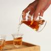Juego de Coladores de Té Resistente al Calor Jarra para Servir Té Mar de Té Vidrio Montaña Oculta Taza de Feria Japonesa Taza para Servir Hojas de Té Tetera de Té Kung Fu