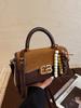 Bolso Pequeño de Mano, de Hombro, Cruzado para Mujer, Moda Coreana 2025 Otoño e Invierno Nuevo, Versátil, para Ir al Trabajo, Bolso de Mano de Moda