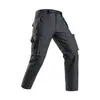 Pantalones de Trabajo para Hombre G-stone con Múltiples Bolsillos, Bolsillo Grande 3D y Diseño de Cinturón para Senderismo al Aire Libre, Pantalones de Pierna Recta
