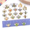 Joyas con Gotas de Aceite de Abeja Accesorios Colgante de Animales de Aleación Collar Pulsera Llavero Cadena de Teléfono Adorno Hecho a Mano