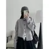 Sun Yoo: Tejido elegante, suave pero con una buena silueta. Suéter cárdigan cómodo, corto y acogedor para otoño e invierno