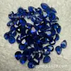 Diamante Sintético Azul Forma de Gota de Agua 113# Nano Espinela Gema Artificial Ovalada Cara de Anillo Joyería con Microincrustaciones Accesorios