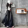 Pantalones Cargo de Cuadros Estilo Retro Americano para Niñas Primavera y Otoño 2026 Nuevos Pantalones Anchos para Niños de Otoño