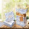 Wx004 Padrão de Porcelana Azul e Branco Papel Sydney 17g Flor Presente Doce Papel de Embrulho à Prova de Umidade Papel de Seda Atacado Temu
