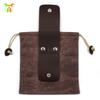 Bolsa de Lona Encerada con Puntos para Recolectar Camping al Aire Libre Plegable Bolsa para Recoger Colgante de Cintura Bolsa de Almacenamiento de Lona Bolsa de Selva