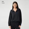 Chaqueta tipo cárdigan con capucha y cremallera para mujer, otoño e invierno, nueva, holgada, informal, para correr, fitness, deportiva, DAW166