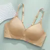 2025 Novo Estilo Confortável, Respirável, Suporte Macio, Lingerie Sem Costura para Mulheres com Seios Pequenos, Push-Up, Sem Aro, Sutiã com Bojo Fixo para Mulheres