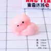 Cerdito Rosa Lindo Mini Adornos de Escritorio Decoraciones de Bolsas Sorpresa de Moda Accesorios DIY de Pegamento Cremoso