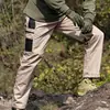 Calça Tática Masculina Amazon com Bolsos Múltiplos, Resistente ao Desgaste, para Primavera e Outono, Corte Amplo Estilo Militar, Respirável e Durável